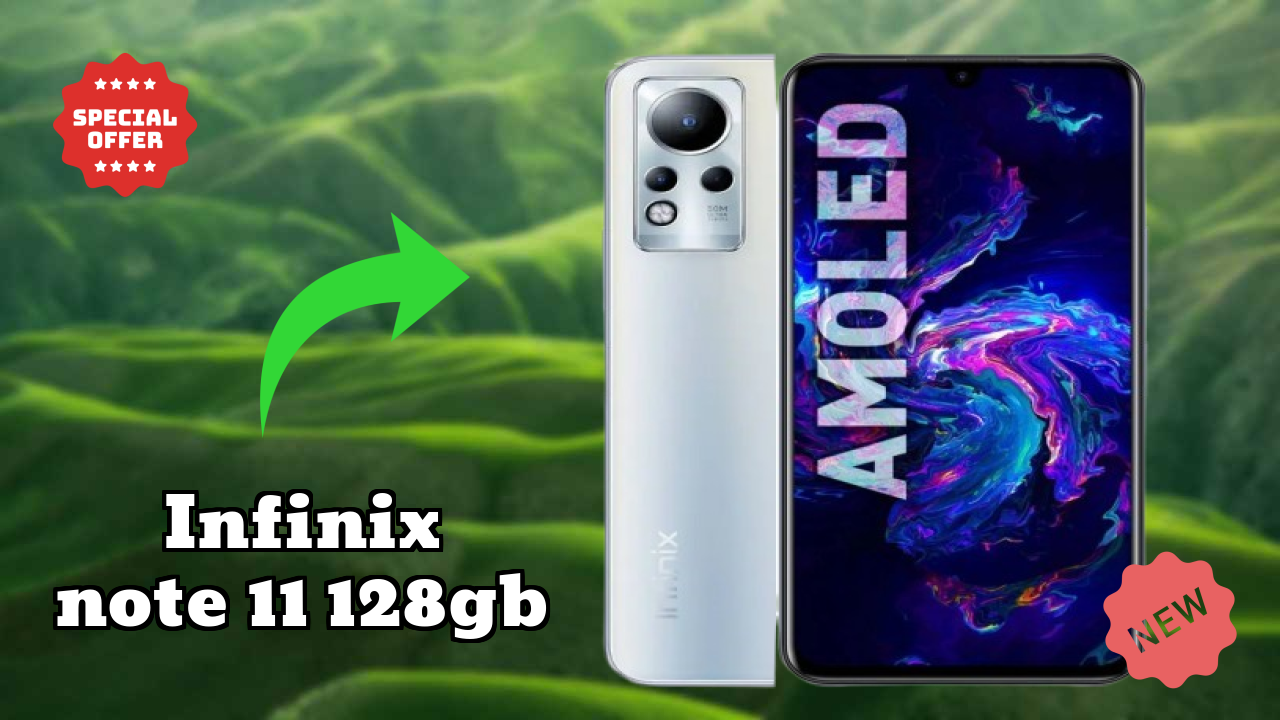 Infinix Note 11 128GB Display Technology: AMOLED Quality