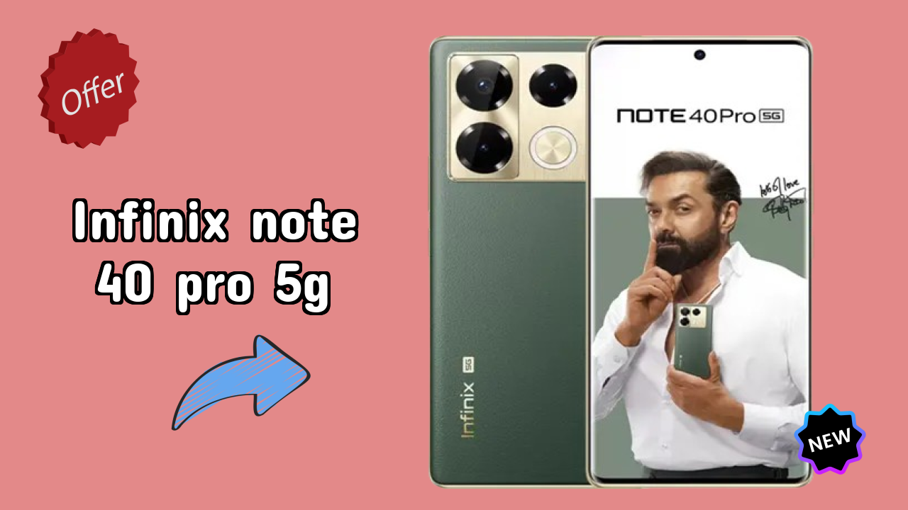 Infinix Note 40 Pro 5G Camera Quality: 32 MP Front Camera Selfie