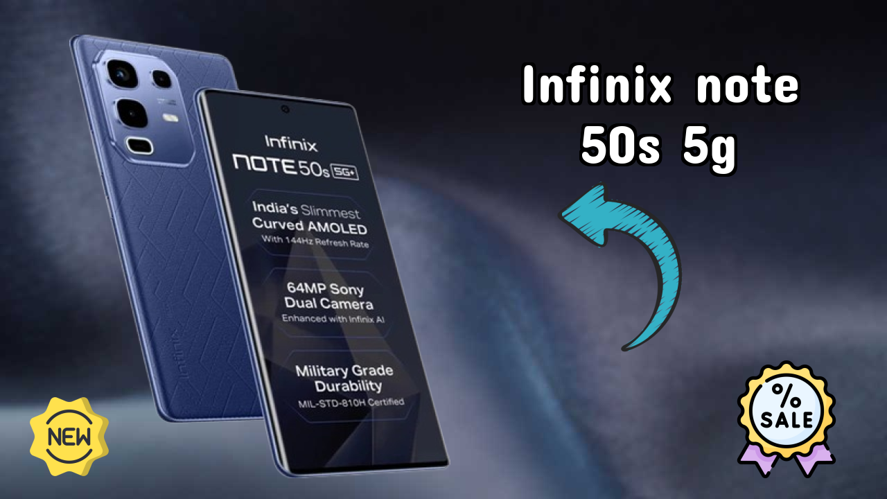 Infinix Note 50s 5G+ at ₹15,999 - Best Deal Available