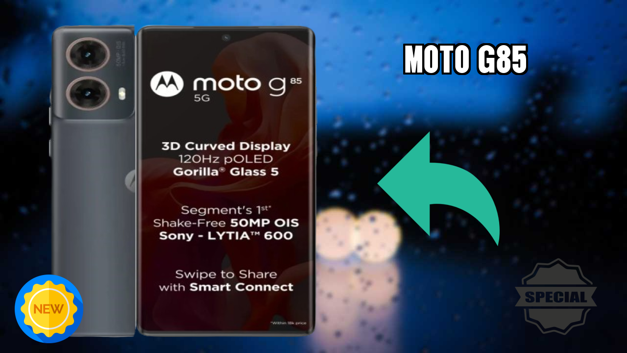 Moto G85 Display Size: 6.67 Inches (16.94 Cm) Screen Test