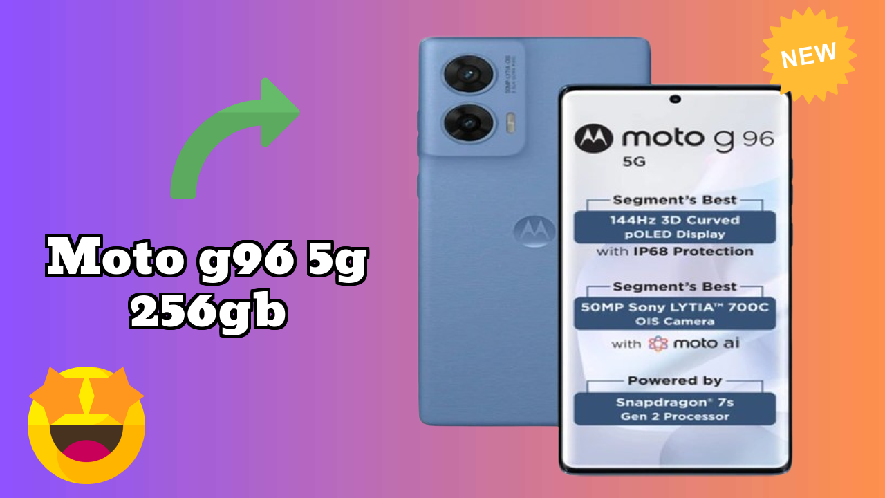 Moto G96 5G 256GB Display Review: 6.67 Inches (16.94 Cm) Screen Size