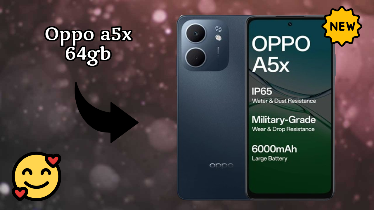 OPPO A5x 64GB Display Quality: 6.67 Inches (16.94 Cm) Screen
