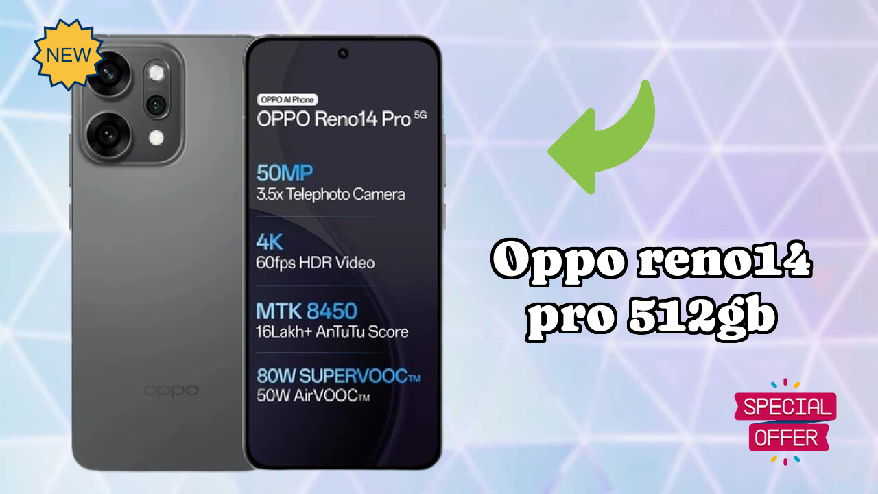 OPPO Reno14 Pro 512GB Processor Review: MediaTek Dimensity 8450 Speed Test