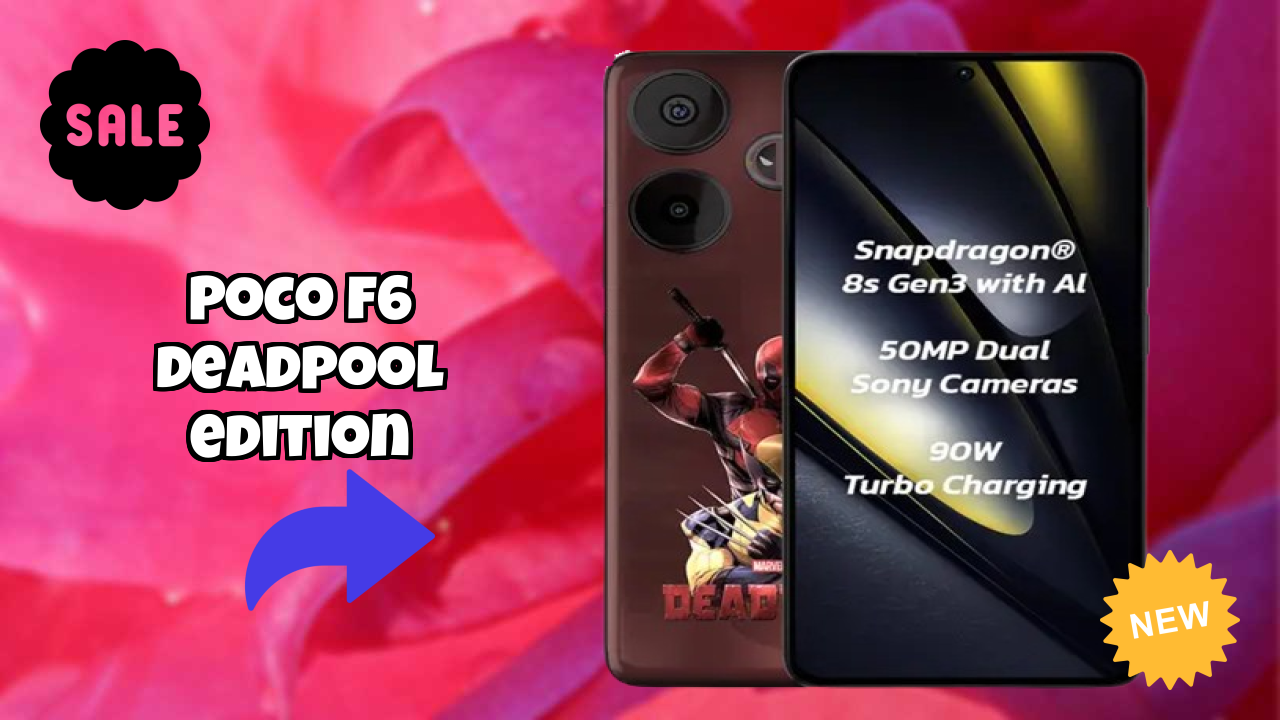 POCO F6 Deadpool Edition Display Technology: AMOLED Quality