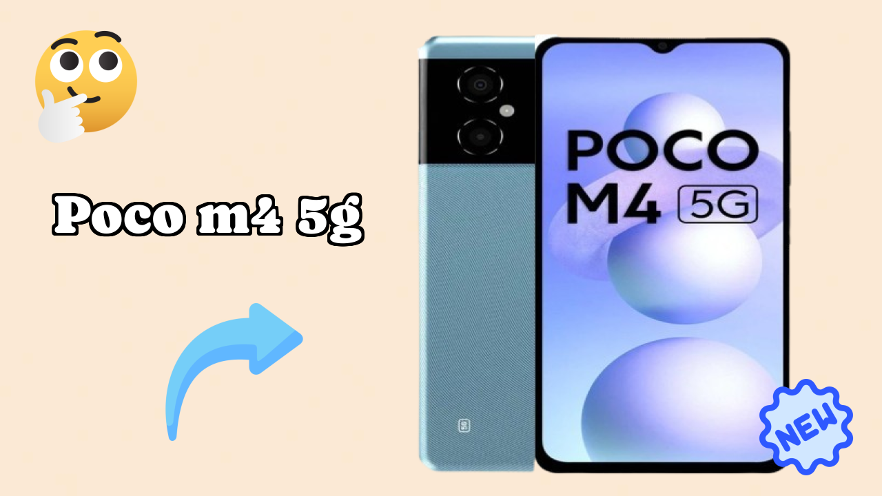 POCO M4 5G Display Review: 6.58 Inches (16.71 Cm) Screen Size