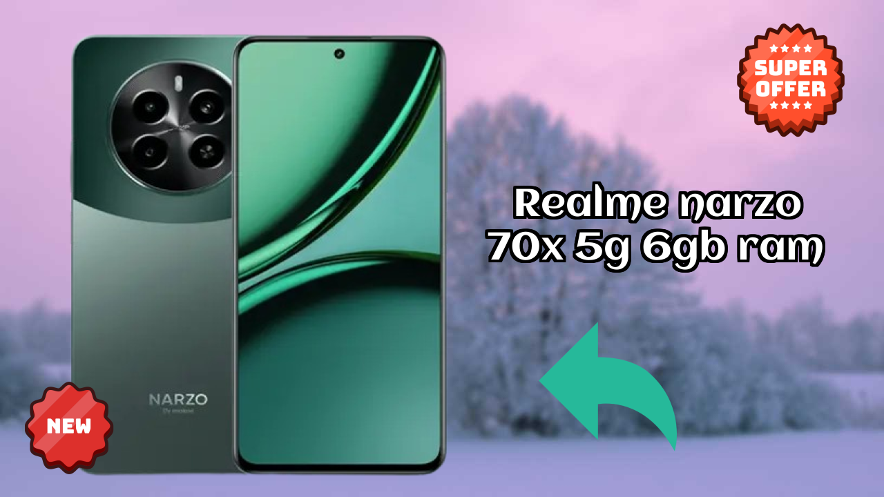 Realme Narzo 70x 5G 6GB RAM Price Drop: Now Available at ₹12,995