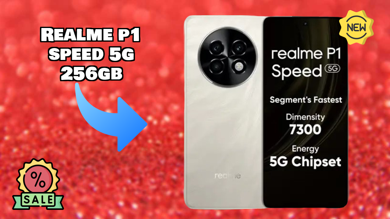 Realme P1 Speed 5G 256GB Gaming Test: MediaTek Dimensity 7300 Energy FPS Performance