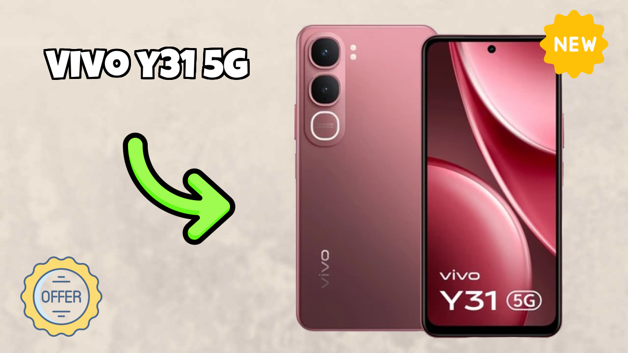 Vivo Y31 5G Display Analysis: 6.68 Inches (16.97 Cm) Screen