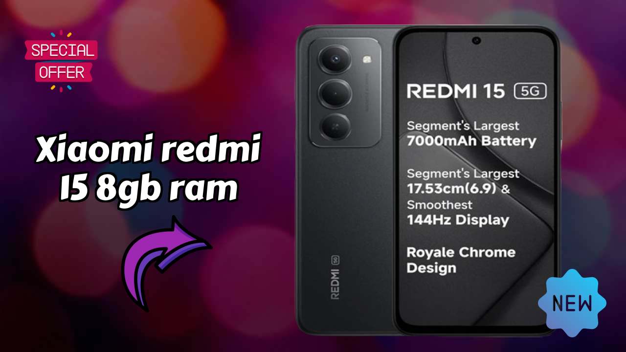 Xiaomi Redmi 15 8GB RAM Gaming Test: Snapdragon 6s Gen 3 Game FPS