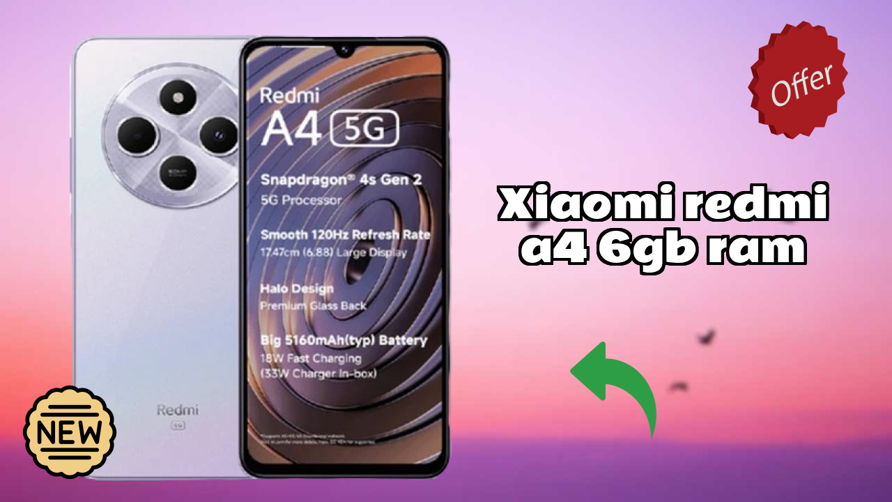 Xiaomi Redmi A4 6GB RAM Usage: Is 6 GB RAM Enough for Heavy Apps?