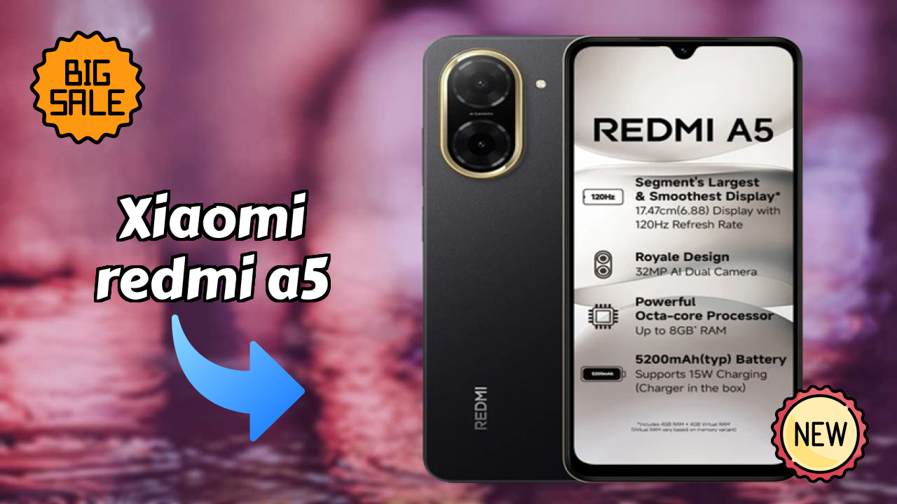 Xiaomi Redmi A5 Display Review: 6.88 Inches (17.48 Cm) Screen Test